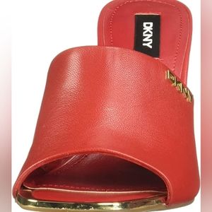 NEW DKNY Bronx Dress Sandal Crimson Red Sz 5